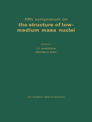 cover image of Fifth Symposium on the Structure of Low-Medium Mass Nuclei